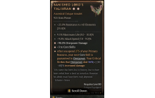 Banished Lord's Talisman[*DMG 56 | *3 CoreSkills | *90 DMG_Overpower | 9 ATKSPD | 10 %Life]