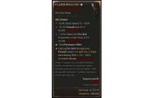 Flameweaver[*DMG 90 | *3 Pyromancy | 17 CT: Firebolt | 32 FirewallSize | 8 ATKSPD]