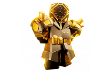 Golden Future Large Clockman [Toilet Tower Defense Item]