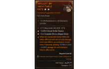 Legendary Amulet[Rogue | *3 UnstableElixirs | *12 Crit | 672 Life]