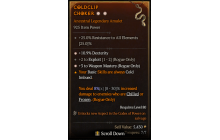 Legendary Amulet[Rogue | *3 WeaponMastery | *10.9% DEX | 2 Exploit]