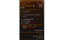 Legendary Amulet[Barbarian | *3 Duelist | *1310 Life]