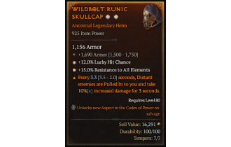 Legendary Helm[*12 LHC | *15 ResistAll | 1690 Armor]