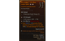 Legendary Boots[Barbarian | *4 WarCry | *135 STR | 1530 Armor]