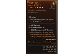 Legendary Boots[*15 ResistAll | *135 STR | *1310 Life]