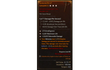 Legendary Two-Handed Axe[*120 DMG_Vulnerable | *270 INT | *2620 Life]