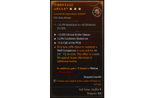 Legendary Amulet[Druid | *3 CallOfTheWild | *12 CDR | *12 Crit]