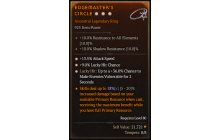 Legendary Ring[*13.5 ATKSPD | *9 LHC | *36 LH:Vulnerable]