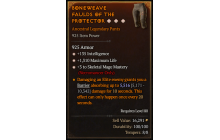 Legendary Pants[Necromancer | *3 SkelMage | *135 INT | *1310 Life]