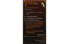 Legendary Amulet[*12 CDR | *20 MR | *15 ResistAll]