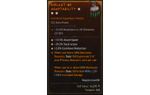 Legendary Amulet[*12 CDR | *13.5 ATKSPD | *29.2 TA]