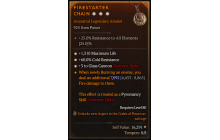 Legendary Amulet[Sorcerer | *3 GlassCannon | *1310 Life | *60 CR]