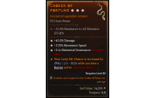 Legendary Amulet[Sorcerer | *3 ElementalDominance | *27 MS | *45 DMG]