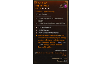 Legendary Ring[*9 Crit | *45 DMG | *135 INT]