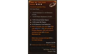 Legendary Ring[*9 Crit | *9 LHC | *10.5 RCR]