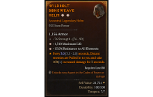 Legendary Helm[*15 ResistAll | *1310 Life]