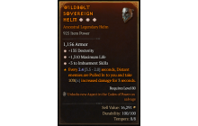 Legendary Helm[Rogue | *3 Imbuements | *135 DEX | *1310 Life]