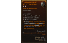 Legendary Helm[Rogue | *3 Imbuements | *12 CDR | 81 LpS]