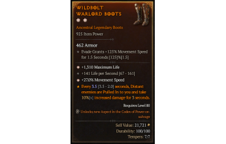 Legendary Boots[*27 MS | *1310 Life]