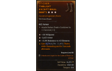 Legendary Boots[*15 ResistAll | *2625 Armor | *135 WP]