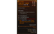 Legendary Boots[Necromancer | *4 BoneSpirit | *135 INT | *1310 Life]