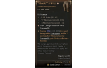 Tibault's Will[*DMG 20 | *22.5 DR_UNSTOPPABLE | 13 MR | 727 Life | 31 ALL]