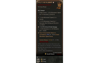 Esu's Heirloom[*CRIT 33 | *112.5 DMG_Crit | 13 MS | 10.5 MSEK | 10 ResistAll]