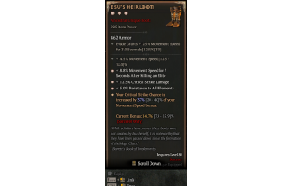 Esu's Heirloom[*CRIT 37 | *112.5 DMG_Crit | *18.8 MSEK | *15 ResistAll | 14.5 MS]