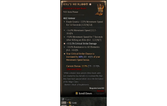 Esu's Heirloom[*CRIT 40 | *112.5 DMG_Crit | 16 MS | 9 MSEK | 10 ResistAll]