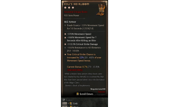 Esu's Heirloom[*CRIT 22 | *27 MS | *112.5 DMG_Crit | *18.8 MSEK | 10 ResistAll]