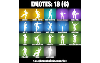 UNIQUE -  Take The L ,  [6 Skins, 10 Axes, 18 Emotes, 13 Gliders and MORE!]