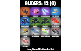 UNIQUE -  Take The L ,  [6 Skins, 10 Axes, 18 Emotes, 13 Gliders and MORE!]