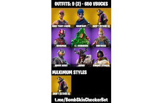 UNIQUE - OG STW, Rogue Agent  [9 Skins, 650 Vbucks, 7 Axes, 11 Emotes, 11 Gliders and MORE!]