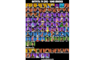 UNIQUE - OG STW, John Wick  [74 Skins, 1045 Vbucks, 64 Axes, 68 Emotes, 53 Gliders and MORE!]