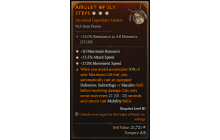 Legendary Amulet[*27 MS | *13.5 ATKSPD | *20 MR]