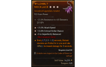 Legendary Amulet[Necromancer | *3 ImperfectlyBalanced | *12 Crit | *13.5 ATKSPD]