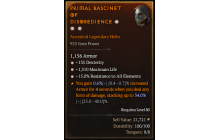 Legendary Helm[*15 ResistAll | *135 DEX | *1310 Life]