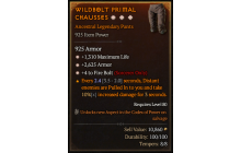 Legendary Pants[Sorcerer | *4 FireBolt | *2625 Armor | *1310 Life]