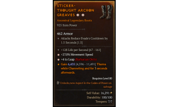 Legendary Boots[Barbarian | *4 Leap | *27 MS]