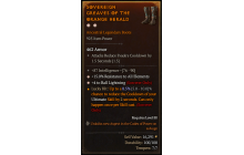 Legendary Boots[Sorcerer | *4 BallLightning | *15 ResistAll | 87 INT]