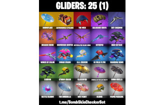 UNIQUE - The Reaper, Take The L [25 Skins, 18 Axes, 33 Emotes, 25 Gliders and MORE!]