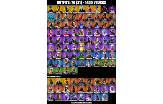 UNIQUE - Fishstick (World Cup),  OG STW  [76 Skins, 1430 Vbucks, 58 Axes, 82 Emotes, 58 Gliders and MORE!]