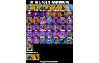 UNIQUE - The Reaper,  Take The L  [43 Skins, 650 Vbucks, 30 Axes, 40 Emotes, 29 Gliders and MORE!]