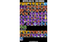 UNIQUE - The Reaper, OG STW  [58 Skins, 1810 Vbucks, 47 Axes, 66 Emotes, 53 Gliders and MORE!]