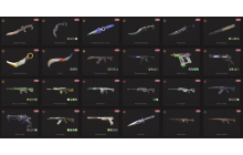 UNIQUE - Unranked - 11x Knife Skins [10 Agents, LVL 274, 2x Elderflame Skins and MORE!]