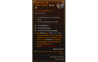 Legendary Ring[*13.5 ATKSPD | *75 DMG_Crit | *135 INT]