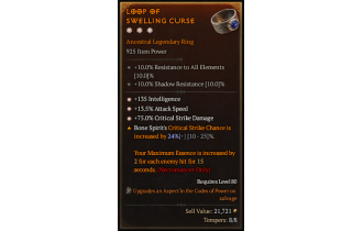 Legendary Ring[*13.5 ATKSPD | *75 DMG_Crit | *135 INT]