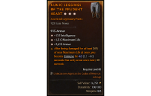 Legendary Pants[*2625 Armor | *135 INT | *1310 Life]