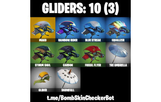 UNIQUE -  Take The L , Mako Glider [6 Skins, 4 Axes, 6 Emotes, 10 Gliders and MORE!]