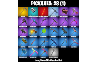 UNIQUE - Royale Knight,  Blue Squire  [44 Skins, 350 Vbucks, 28 Axes, 37 Emotes, 33 Gliders and MORE!]